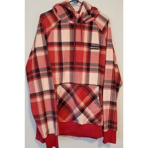 Spark Paws Super Soft Red Black Plaid Hoodie Size 2XL NWT